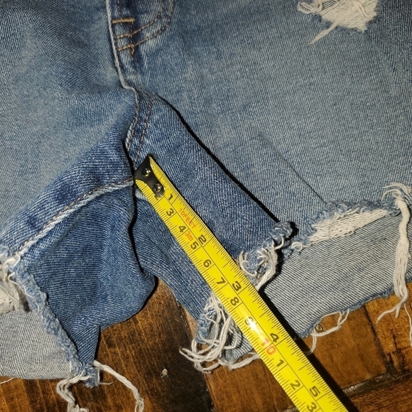 Gap Distressed Button Fly Denim Jeans Size 27 - Picture 6 of 12